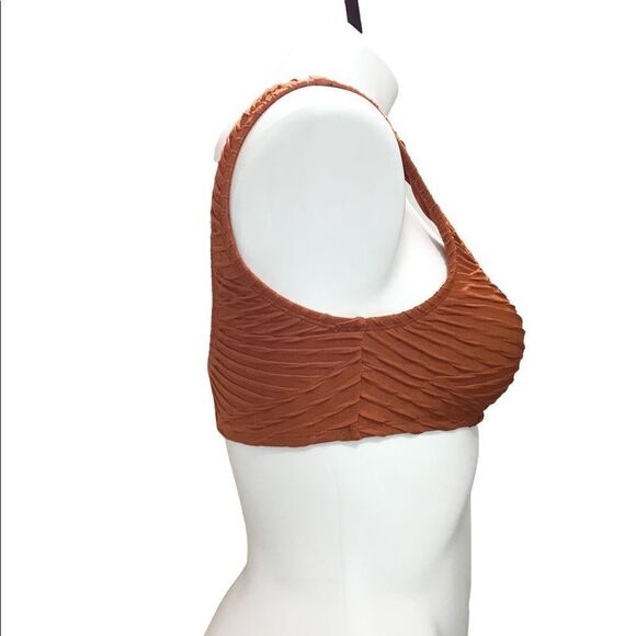The Bikini Lab Brown Bikini Swim Top Good Condition Size Medium - Picture 2 of 6